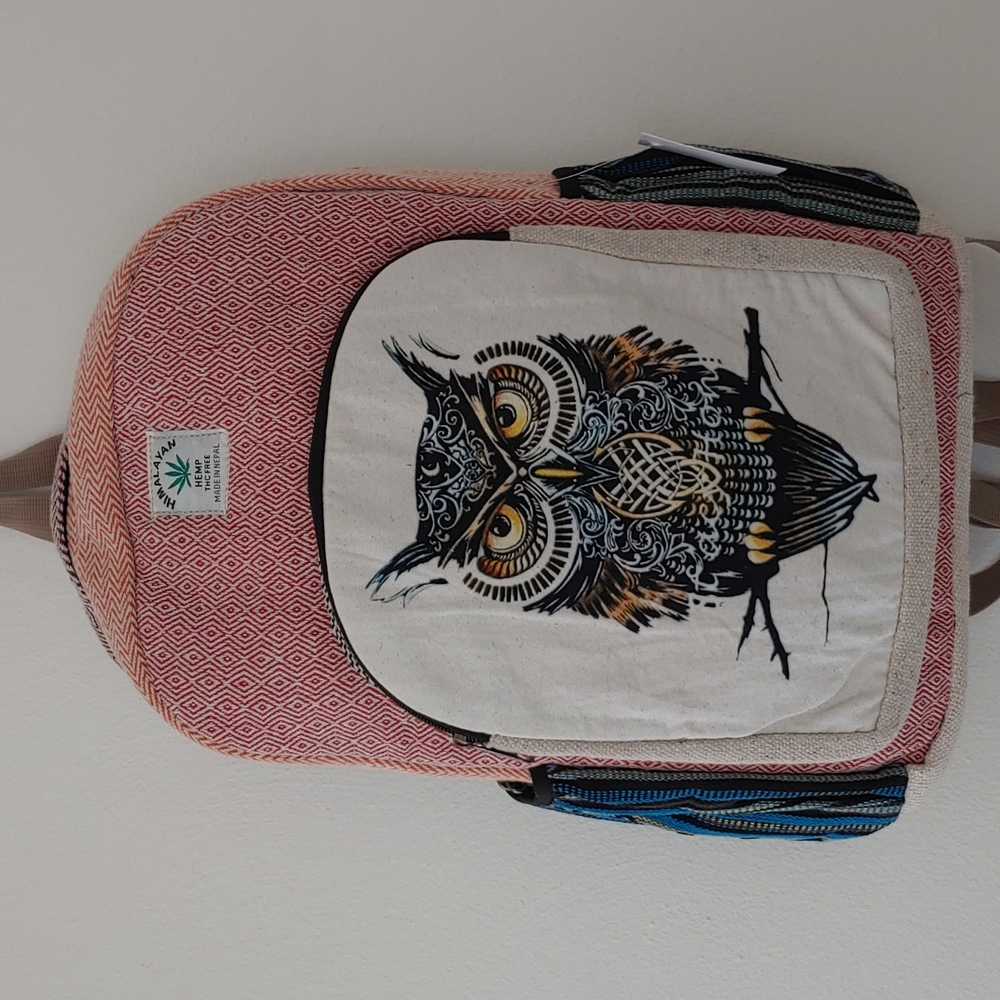 Unisex Hemp Large Backpack